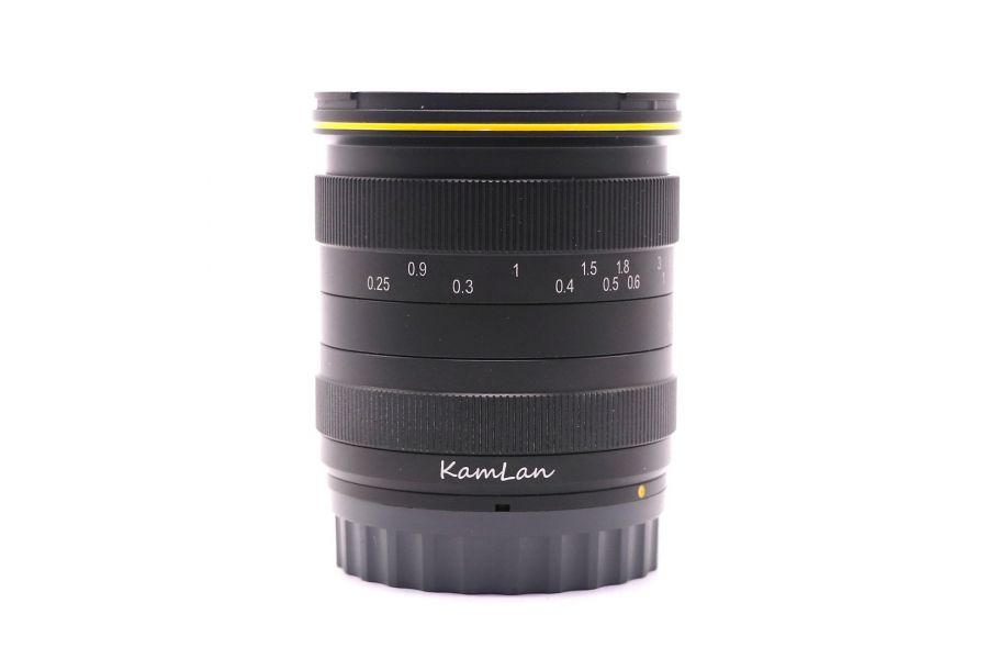 KamLan 28mm f/1.4 Canon EF-M в упаковке