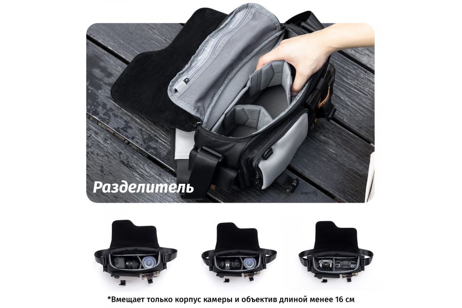 Компактная сумка для фото- и видеотехники Ulanzi MS12
