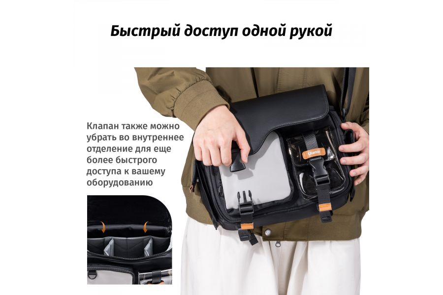 Компактная сумка для фототехники Ulanzi MS12 Белая