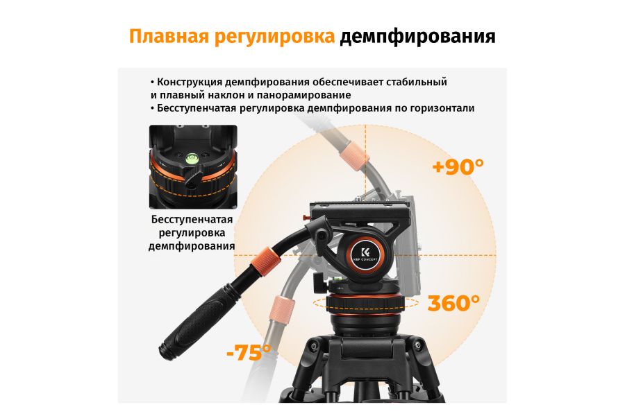 Штатив K&F Concept VA3 + BV10 KF09.147