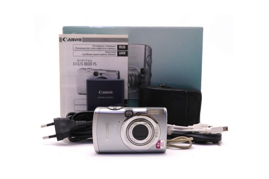 Камера Canon Digital IXUS 800 IS в упаковке