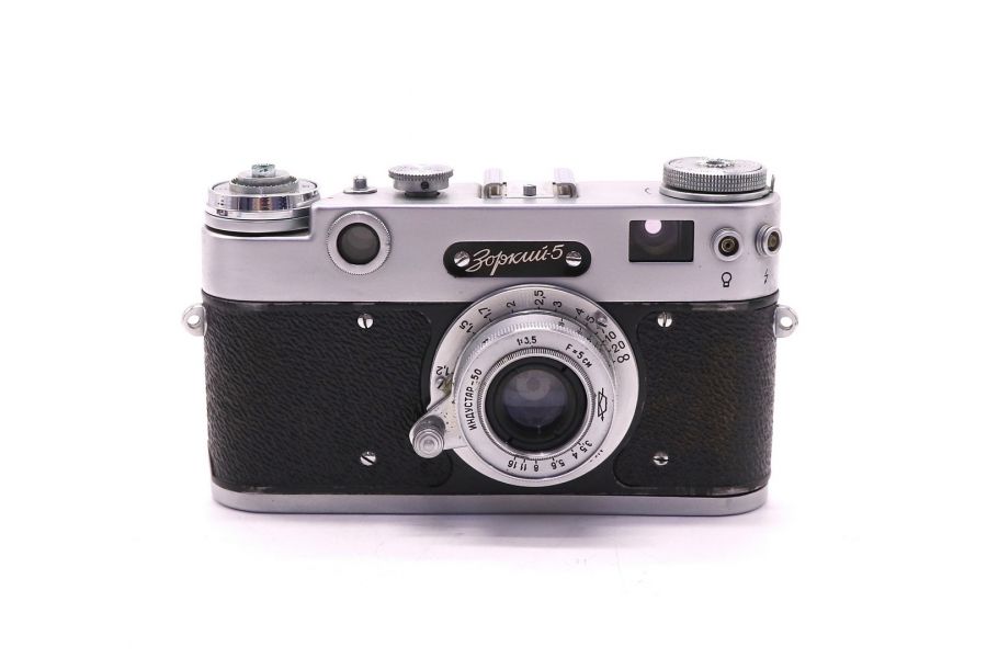 Фотоаппарат Зоркий 5 + Индустар-50 тубусный