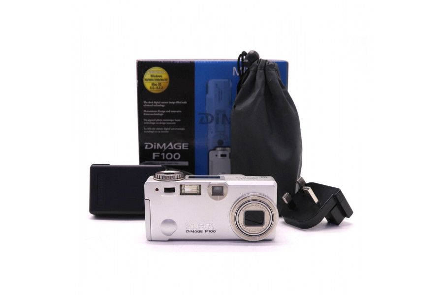 Minolta Dimage F100 в упаковке
