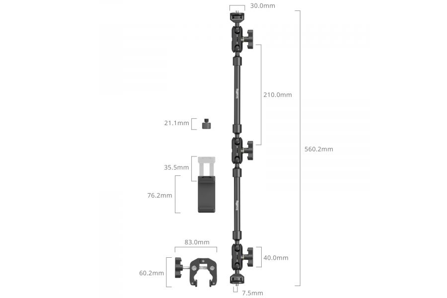 Компактный держатель на струбцине SmallRig 4766