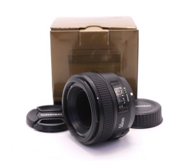 YongNuo AF 50mm f/1.8 Nikon F в упаковке