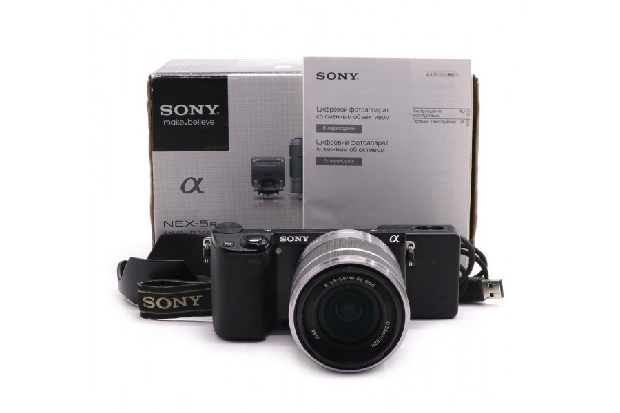 Sony Nex-5R kit в упаковке (пробег 13135 кадров)