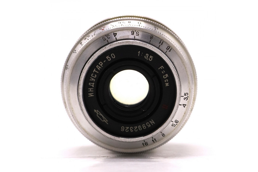 Индустар-50 3,5/50 П дальномер silver (СССР, 1960)