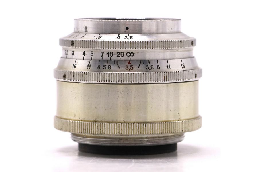 Индустар-50 3,5/50 П дальномер silver (СССР, 1960)