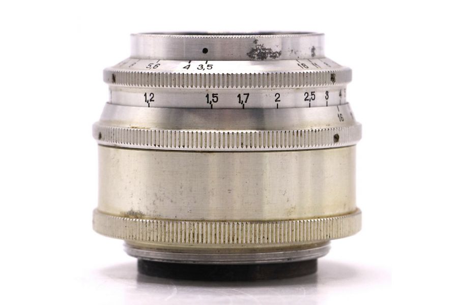 Индустар-50 3,5/50 П дальномер silver (СССР, 1960)