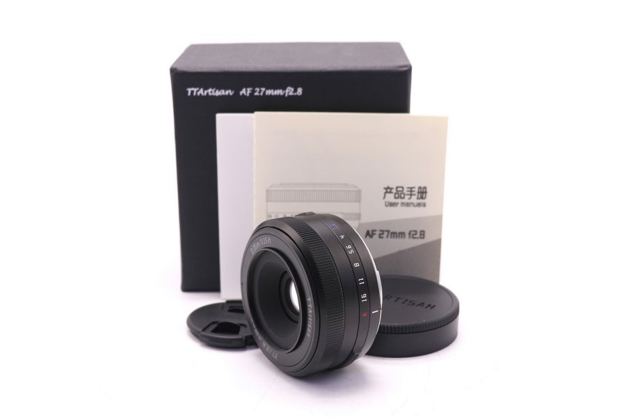 TTartisan AF 27mm f/2.8 APS-C for Fujifilm FX в упаковке