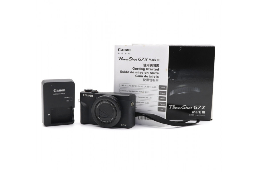 Камера Canon PowerShot G7X Mark III в упаковке