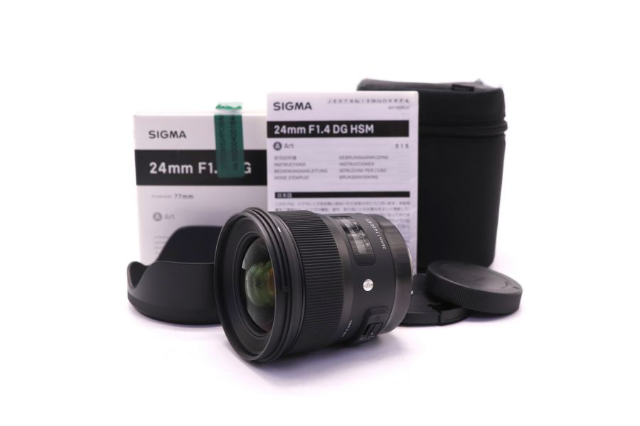 Sigma AF 24mm F/1.4 DG HSM for Canon в упаковке
