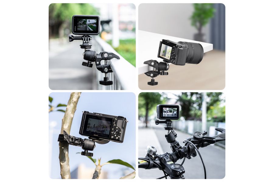 Компактный зажим для камеры Ulanzi R099 с шаровой головкой