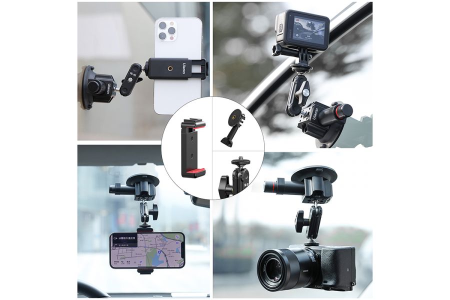 Вакуумная присоска Ulanzi SC-01 с креплением для телефона