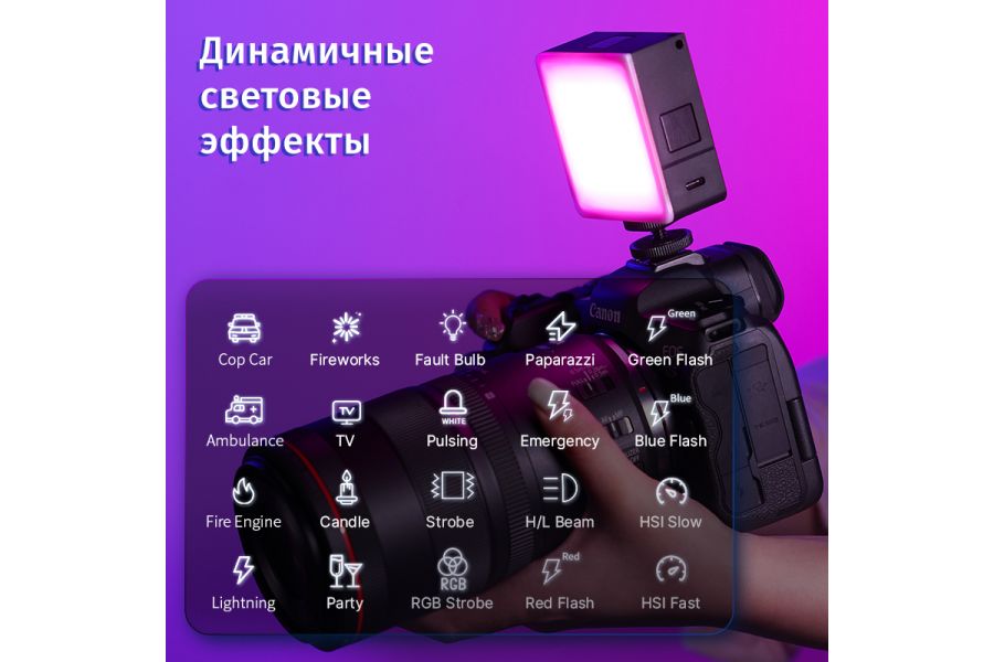 Мощный и компактный осветитель Ulanzi VL49 Pro
