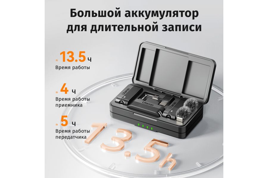 Беспроводной петличный микрофон Ulanzi A100 Type-C (для Android)