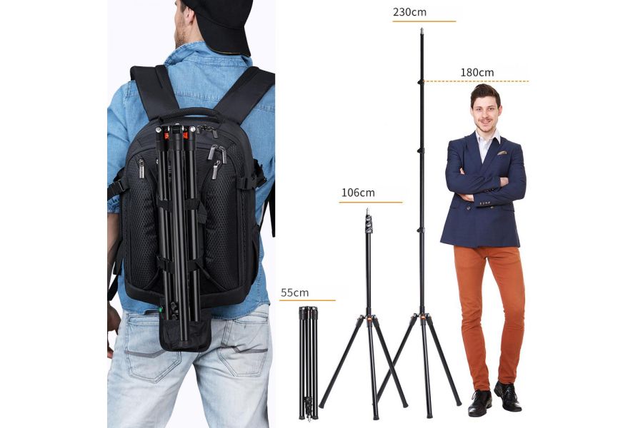 Стойка для установки студийного оборудования K&F Concept KF34.009V1 (103-220 см)