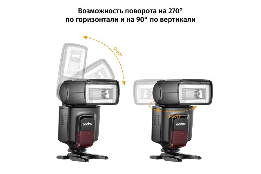 Фотовспышка Godox TT560II мощная и компактная