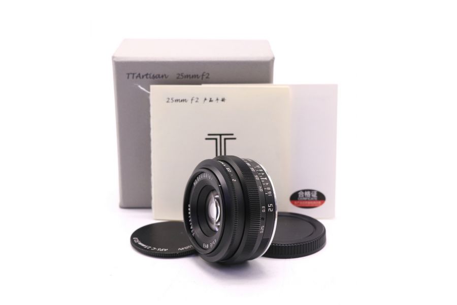 TTartisan 25mm f/2 APS-C для Micro 4/3 в упаковке