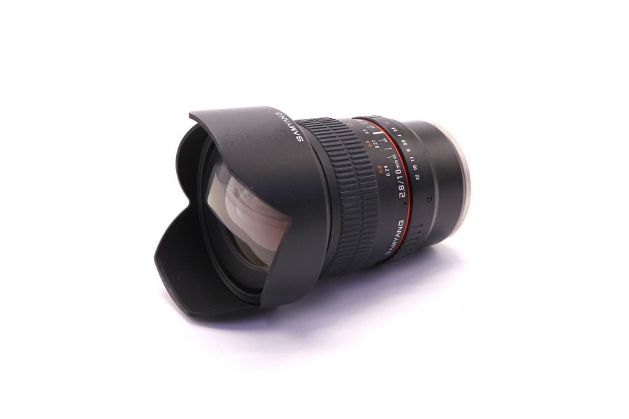 Samyang 10mm f/2.8 ED AS NCS CS Sony E в упаковке
