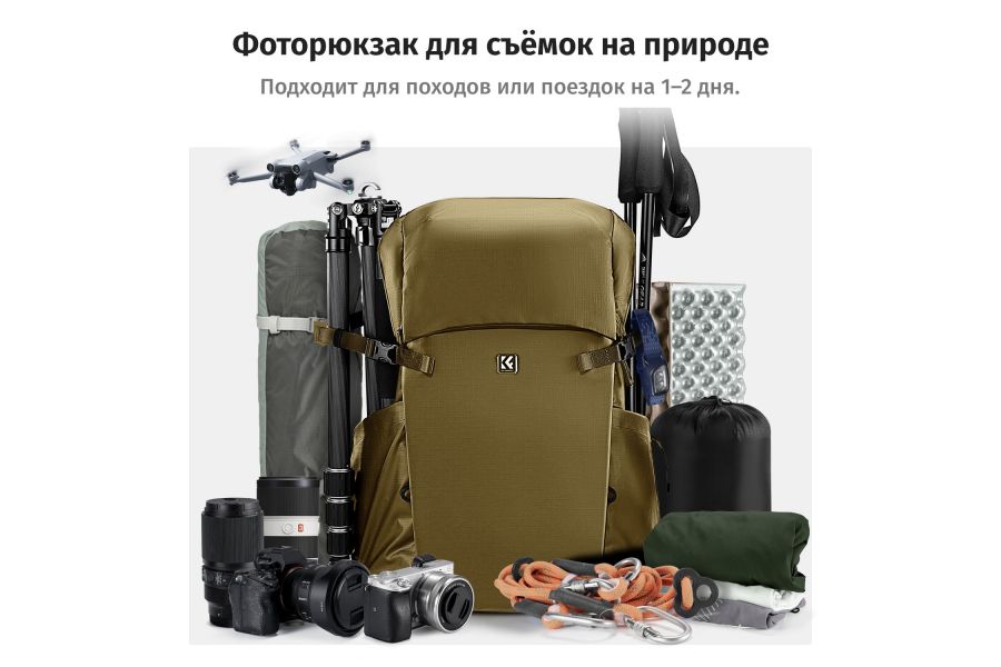 Стильный и универсальный рюкзак K&F Concept KF13.206