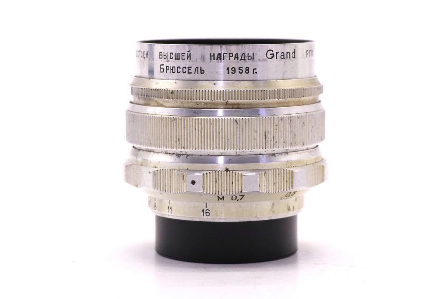 Объектив Мир-1 2.8/3,7см П silver М39 №004037 GPB
