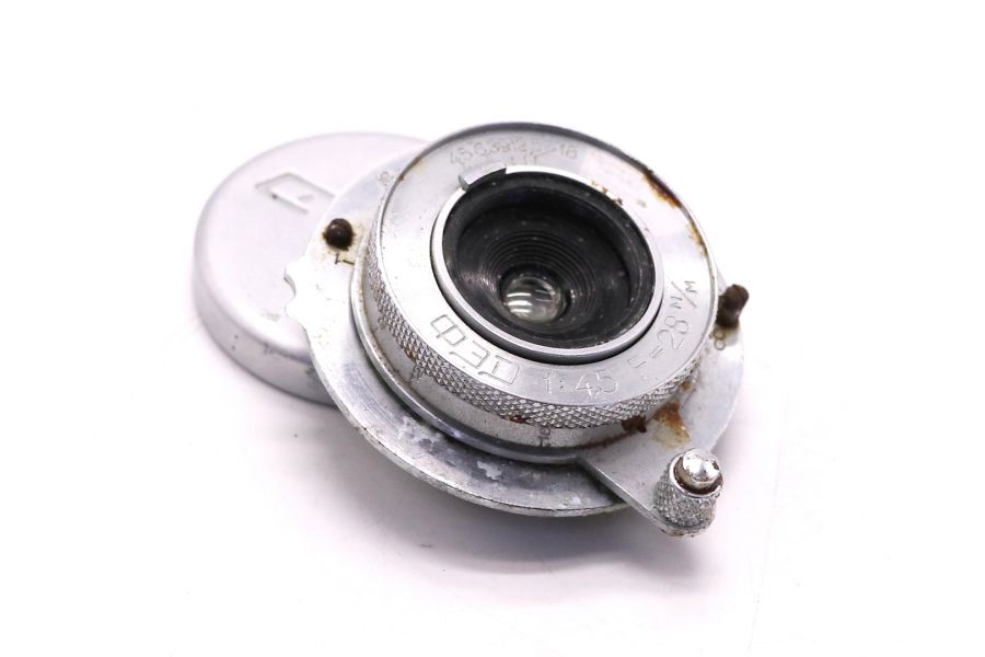 Редкость объектив Фэд-35 4,5/28мм (СССР, 1940)