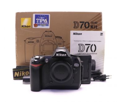 Nikon D70 body в упаковке (пробег 51310 кадров)