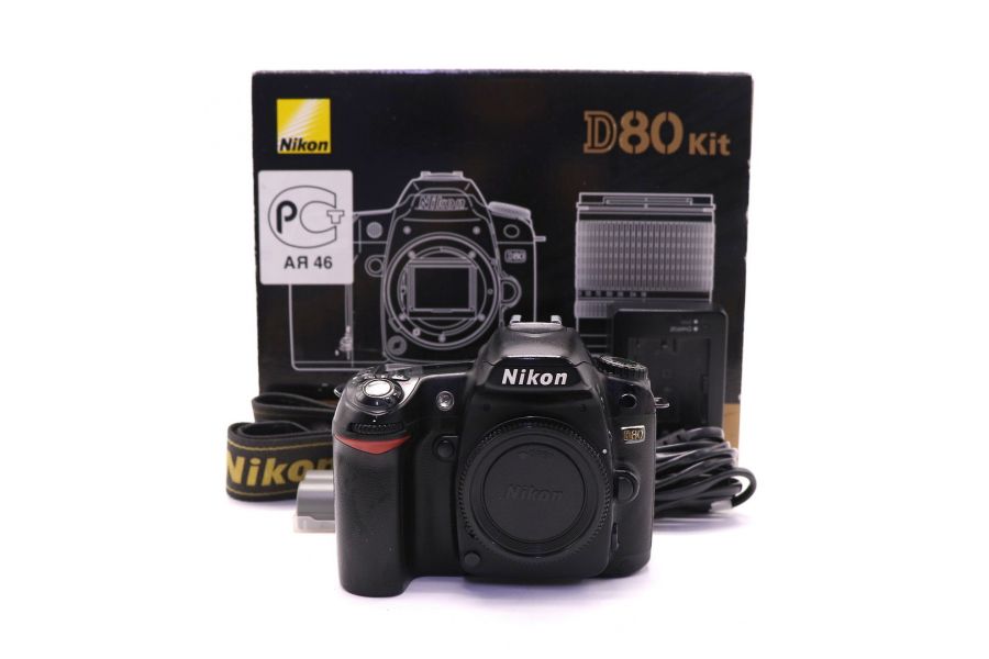Nikon D80 body в упаковке (пробег 125700 кадров)