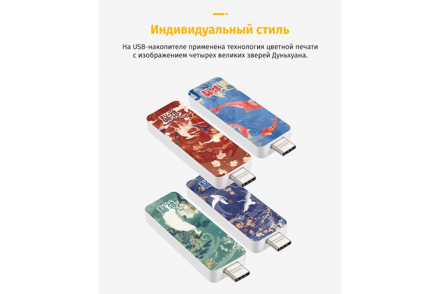 Флеш накопитель стильный Kodak K193 USB3.2 64 ГБ