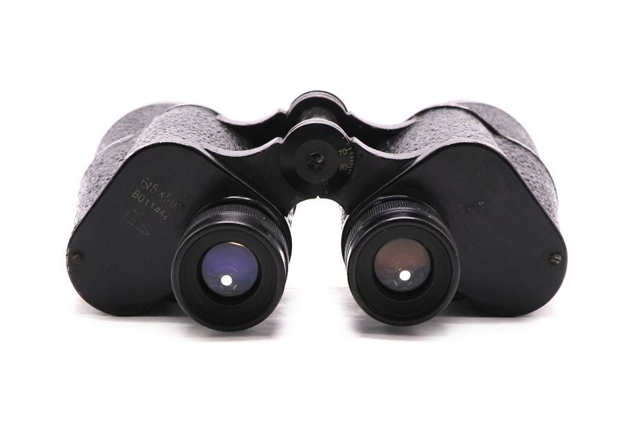 Советский армейский бинокль Б15х50 ЗОМЗ с сеткой