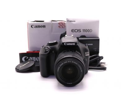Canon EOS 1100D kit в упаковке (пробег 345 кадров)