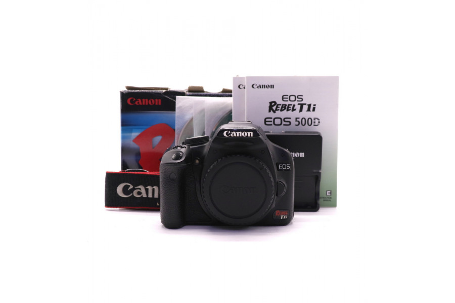 Canon EOS Rebel T1i body в упаковке (пробег 169840 кадров)