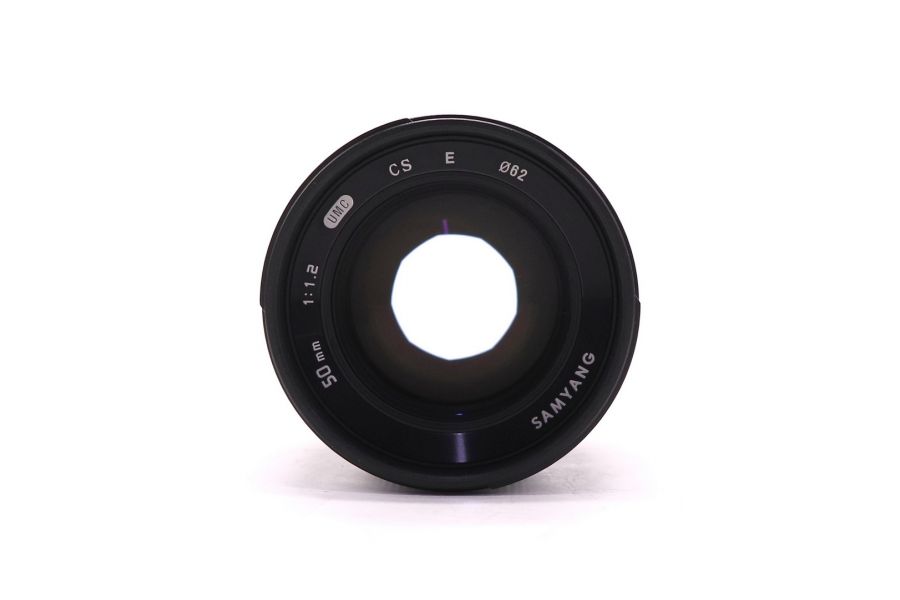 Samyang 50mm f/1.2 AS UMC CS Sony E в упаковке