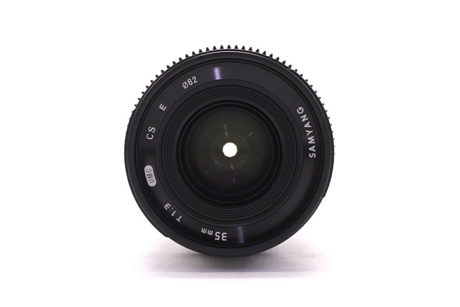 Объектив Samyang 35mm T1.3 ED Aspherical UMC CS Sony E в упаковке