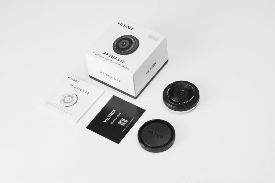 Объектив Viltrox AF 28mm F4.5 Chip FE Блинчик