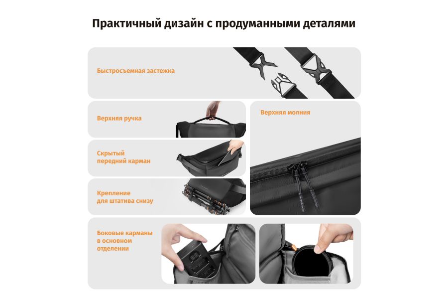 Сумка K&F Concept KF13.212 Удобная и компактная