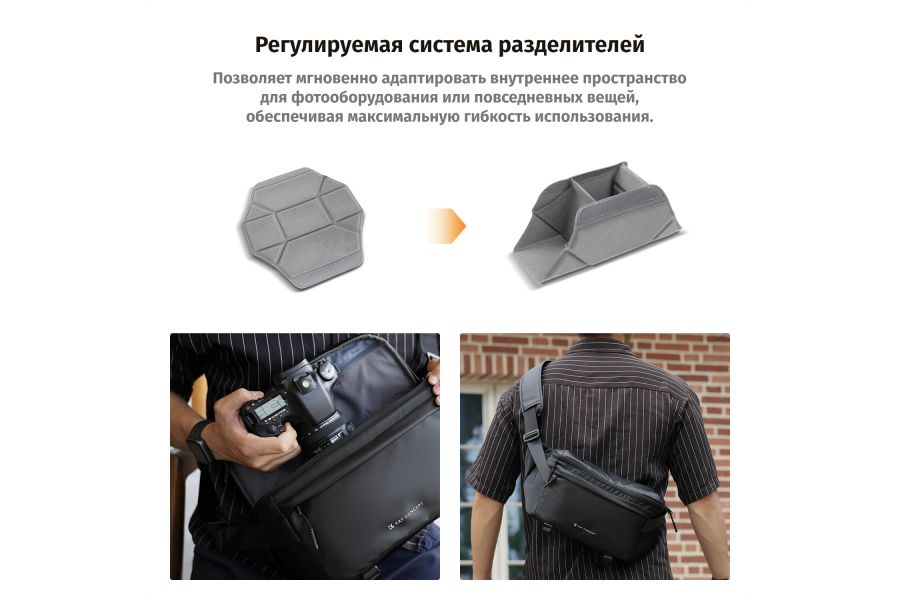 Сумка K&F Concept KF13.212 Удобная и компактная