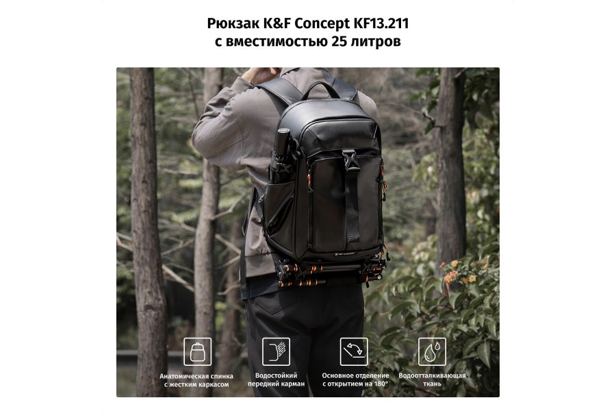 Рюкзак K&F Concept KF13.211 Объем 25 литров