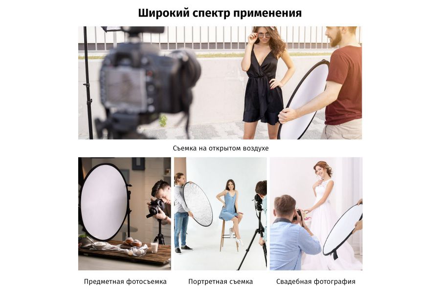 Комплект отражателей K&F Concept KF18.0002 5-в-1