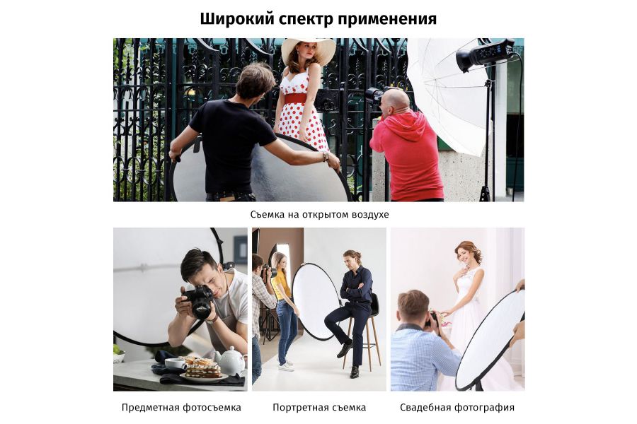 Комплект отражателей K&F Concept KF18.0003 5-в-1