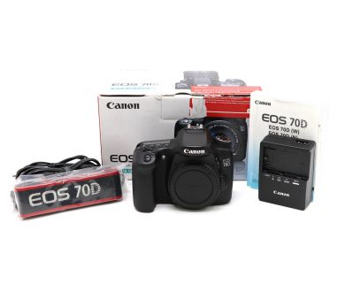 Canon EOS 70D body в упаковке (пробег 3765 кадров)