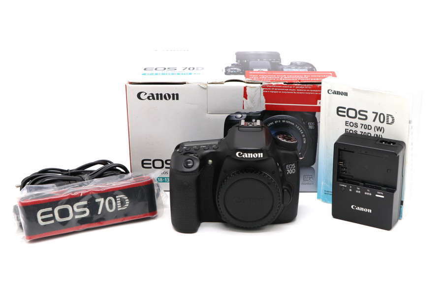 Canon EOS 70D body в упаковке (пробег 3765 кадров)