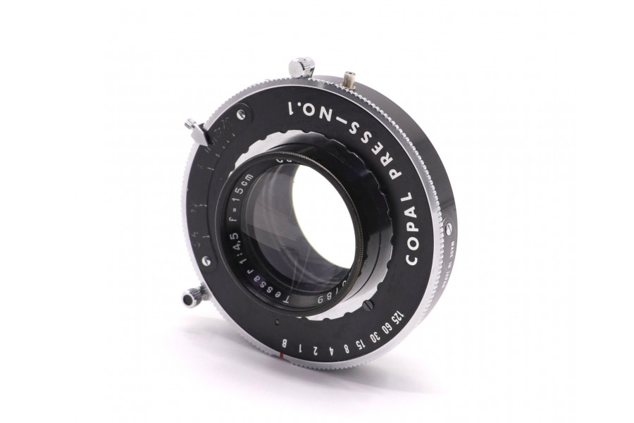 Tessar 150mm f/4.5 Carl Zeiss Jena с затвором Copal Press-No.1