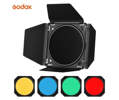 Купить Шторки с набором фильтров Godox BD-04 для студии Шторки с набором фильтров Godox BD-04 для студии