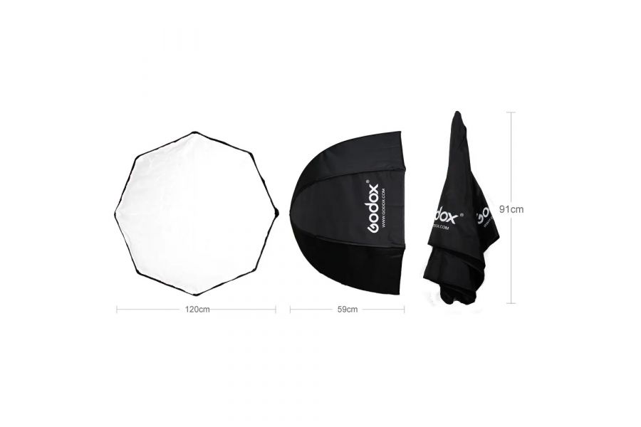 Зонт-октобокс Godox SB-UBW120 120 см Быстроскладной