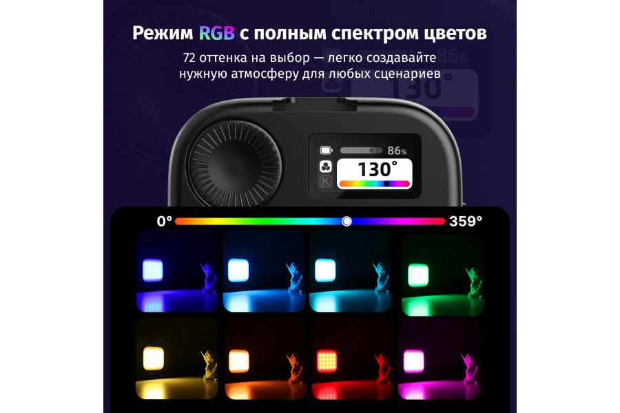Осветитель Ulanzi U60 2500-9000K Полноцветный RGB