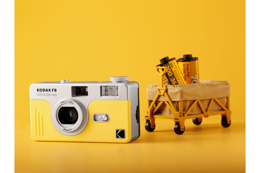 Камера многоразовая пленочная Kodak F8 Желтый