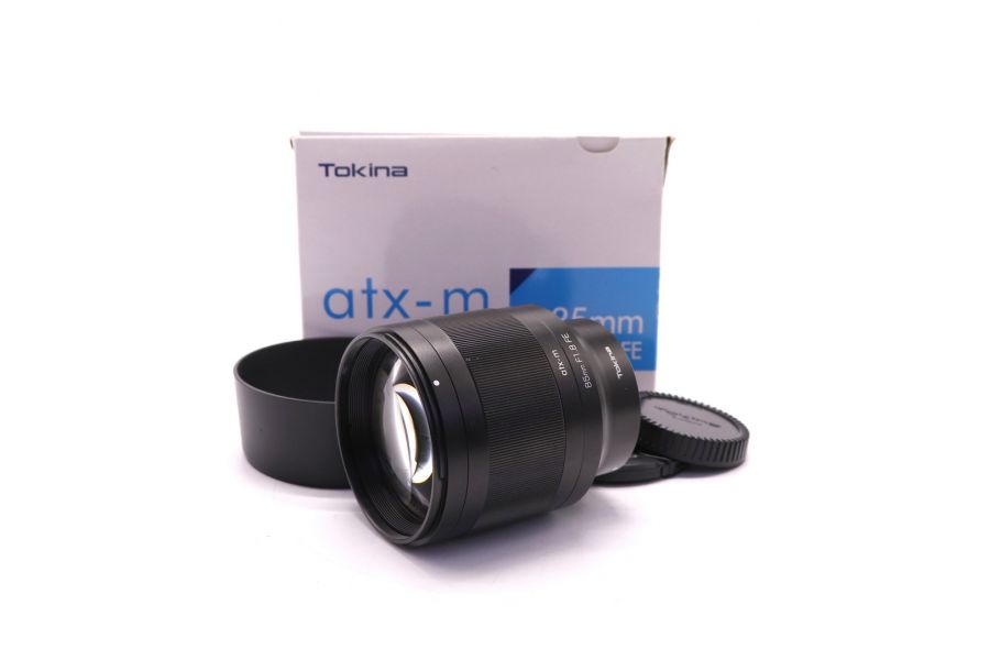 Tokina atx-m 85mm AF f/1.8 Sony E в упаковке