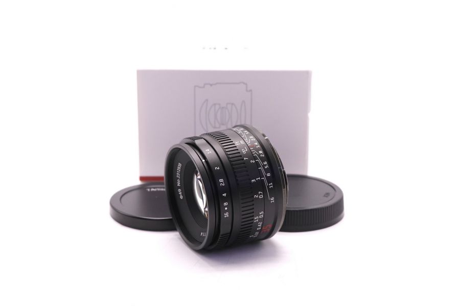 7Artisans 35mm f/1.4 APS-C Sony E в упаковке